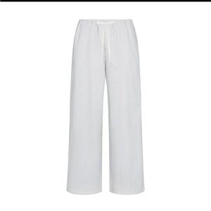 SKIMS straight leg poplin pants